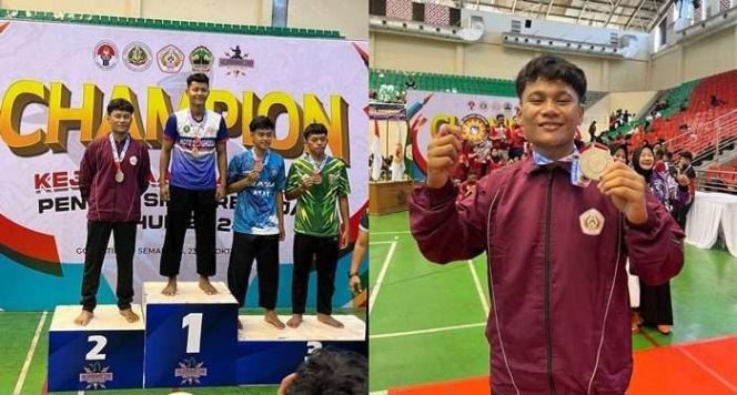 
					Azkyal Fikri Raih Juara Dua Kejurnas Pencak Silat