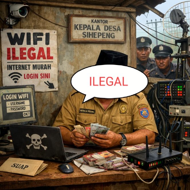 
					Oknum Kades di Sihepeng Diduga Kelola Wifi Ilegal, Aparat Diminta Bertindak