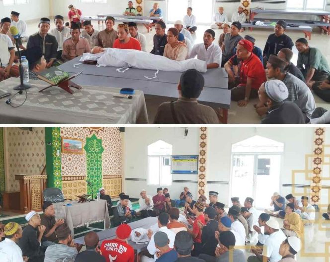 
					WBP Lapas Narkotika Rumbai Ikuti Praktik Memandikan Jenazah