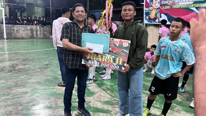 
					Azkyal FC Raih Juara II di Turnamen Futsal Piala LMP Madina 2026