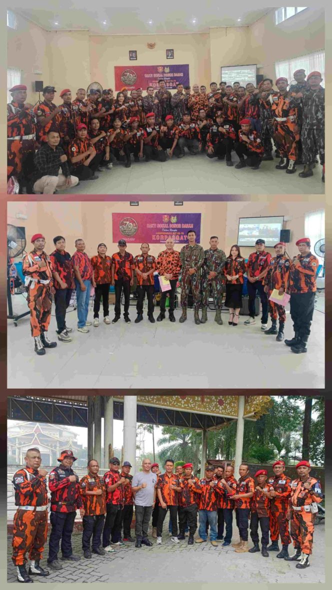 
					Tebarkan Kemanusiaan Sempena HUT KORPASGAT ( TNI ) ke-79, Komandan KOTI Mahatidana MPC PP Kota Pekanbaru Ikuti Aksi Donor Darah