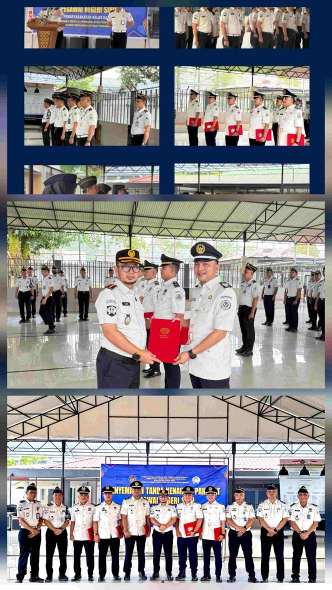 
					Lima Pegawai Lapas Bangkinang Naik Pangkat, Kalapas: Terus Bertumbuh dan Berikan yang Terbaik!